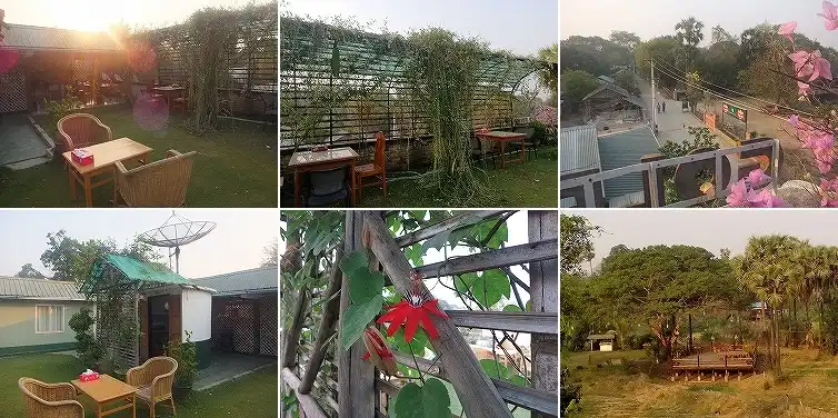 バガン バスターミナルからゴールデン ローズ ゲスト ハウスに移動